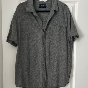 Lucky Brand Gray Casual Button-Down Shirt